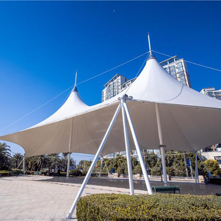 白沙膜结构景观棚