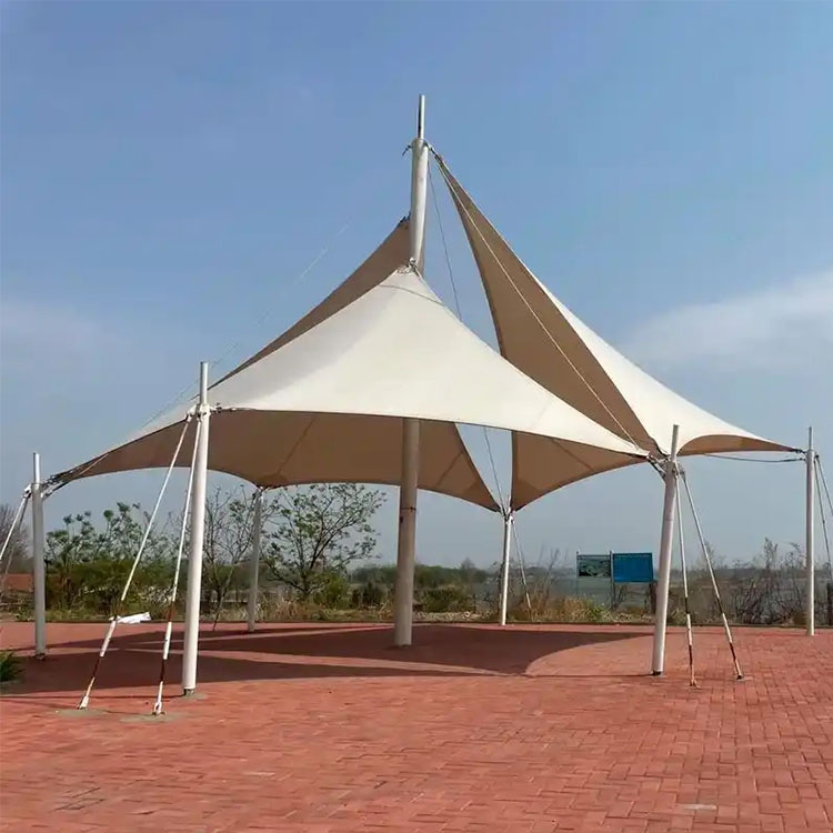 白沙膜结构景观棚