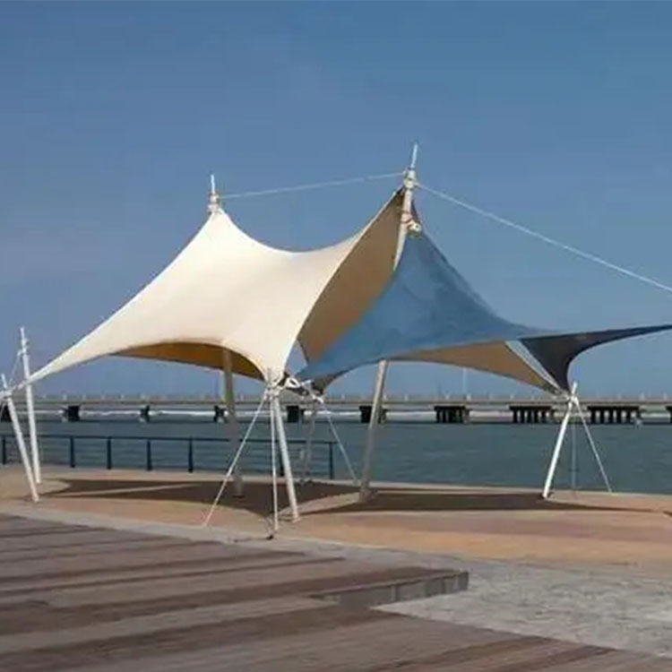 白沙膜结构景观棚
