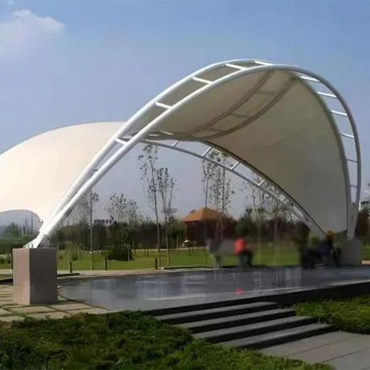 白沙膜结构景观棚
